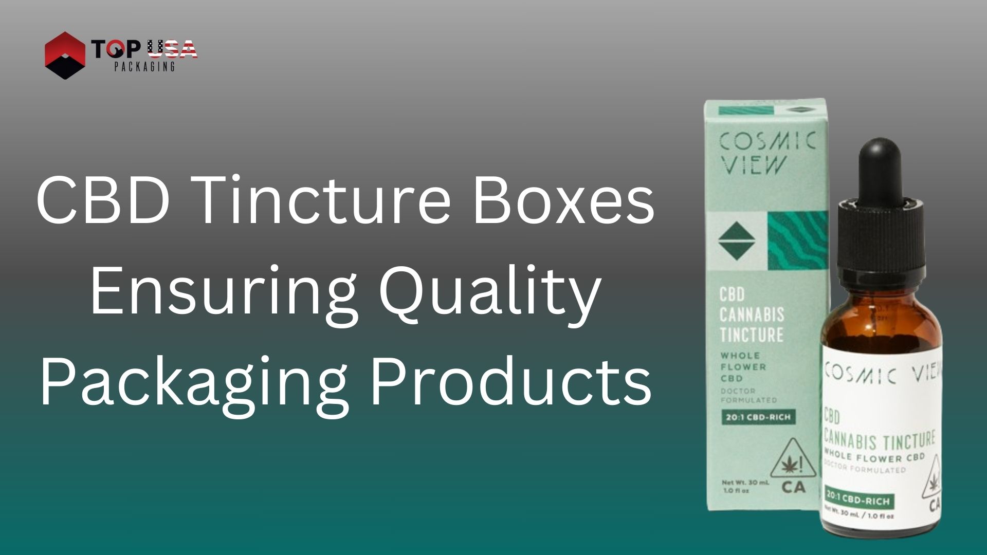 CBD Tincture Boxes Ensuring Quality Packaging Products